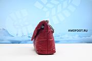 Saint Laurent Loulou Puffer Small Shoulder Bag in Red 29cm - 4