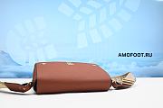 Burberry Vintage Check and Leather Note Crossbody Bag Tan 25cm - 3