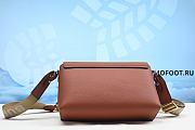 Burberry Vintage Check and Leather Note Crossbody Bag Tan 25cm - 6