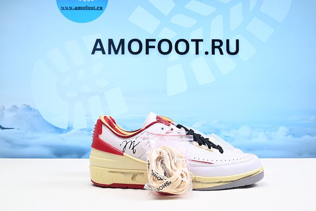 Air Jordan 2 Retro Low SP Off-White White Red DJ4375-106 - 1