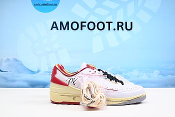 Air Jordan 2 Retro Low SP Off-White White Red DJ4375-106