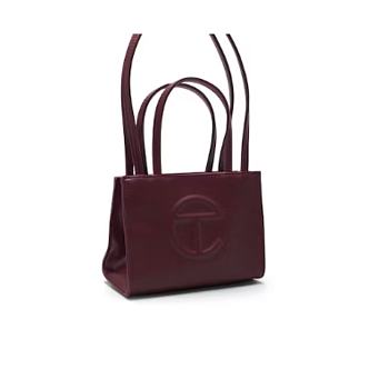 Telfar Shopping Bag Small Oxblood 18cm