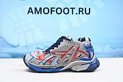 Balenciaga Runner Grey Blue Red Black 677403W3RB61264 - 4