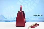 Gucci GG Marmont Top Handle Matelasse Small in Red 27cm - 4