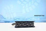 CD Signature Hobo Mini Bag Blue Dior Oblique Jacquard 23cm - 4