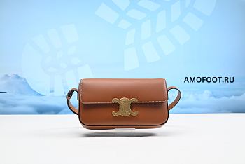 Celine Triomphe Shoulder Bag Tan 20cm