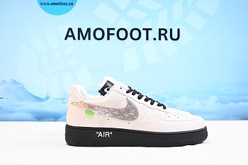 Nike Air Force 1 Louuis Vuitton Whire Black