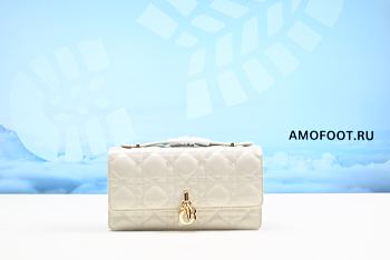 MISS DIOR MINI BAG Latte Cannage Lambskin 21cm