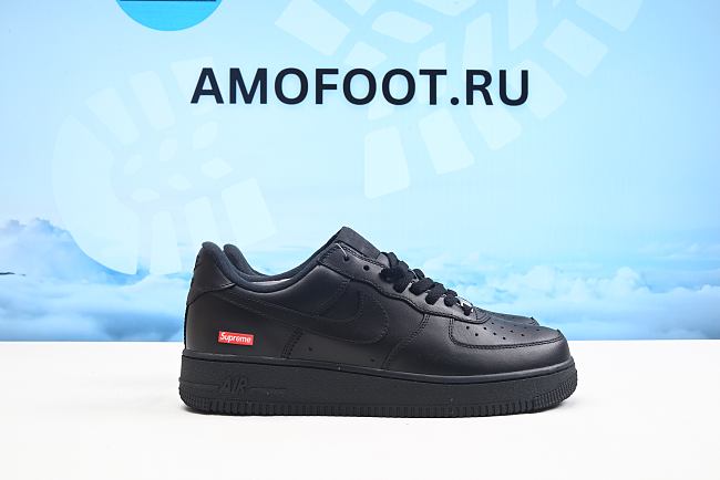 Nike Air Force 1 Low Supreme Black CU9225-001 - 1