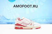 Louis Vuitton Trainer #54 Signature White Red 1ABFBE - 1