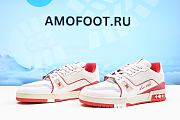 Louis Vuitton Trainer #54 Signature White Red 1ABFBE - 5
