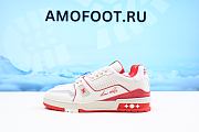 Louis Vuitton Trainer #54 Signature White Red 1ABFBE - 4