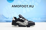 Louis Vuitton LV Trainer Black Grey White 1AAHS3 - 1