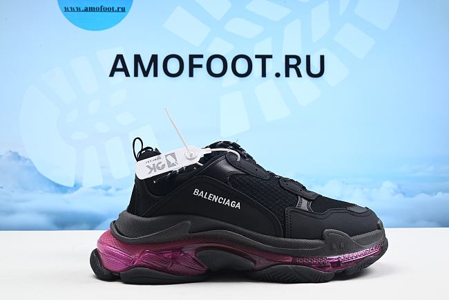 Balenciaga Triple S Clear Sole Neon Pink 541624W2FR11053 - 1