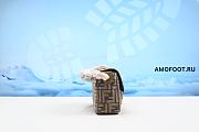 Fendi Baguette Mini Jacquard FF Fabric Bag Brown 24cm - 5