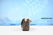 Fendi Baguette Mini Jacquard FF Fabric Bag Brown 24cm - 6