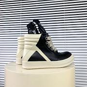 Rick Owens GeoBasket Oversized Eylet Black Milk RU02B2894-LPOW1-911 - 2