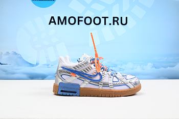 OFF-WHITE X NIKE AIR RUBBER DUNK “UNIVERSITY BLUE” CU6015-100