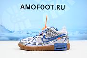OFF-WHITE X NIKE AIR RUBBER DUNK “UNIVERSITY BLUE” CU6015-100 - 3