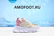 Versace Chain Reaction White Pink Yellow Barocco (Women's) DSR705G-DICTG_DB5OS - 1