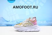 Versace Chain Reaction White Pink Yellow Barocco (Women's) DSR705G-DICTG_DB5OS - 5