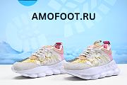 Versace Chain Reaction White Pink Yellow Barocco (Women's) DSR705G-DICTG_DB5OS - 3