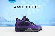 Travis Scott x Air Jordan 4 Retro Purple Suede - 1