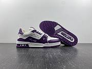 Louis Vuitton Trainer Purple Monogram 1AANHP - 5