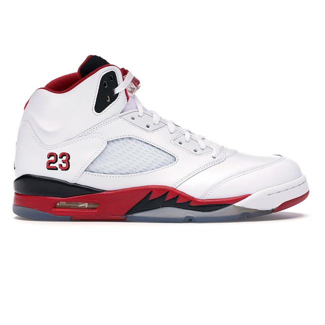 Air Jordan 5 Retro Fire Red Black Tongue (2013) 136027-120 - 1