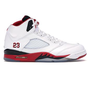 Air Jordan 5 Retro Fire Red Black Tongue (2013) 136027-120