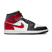 Air Jordan 1 Mid Gym Red Off Noir (Women's) BQ6472-160 - 1