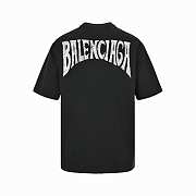 Balenciaga Paris Tropical T-shirt Medium Fit Black - 3