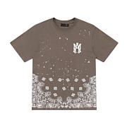 Luxury Polar style Pop fashion Street T-shirt Short sleeve monogram brown - 1
