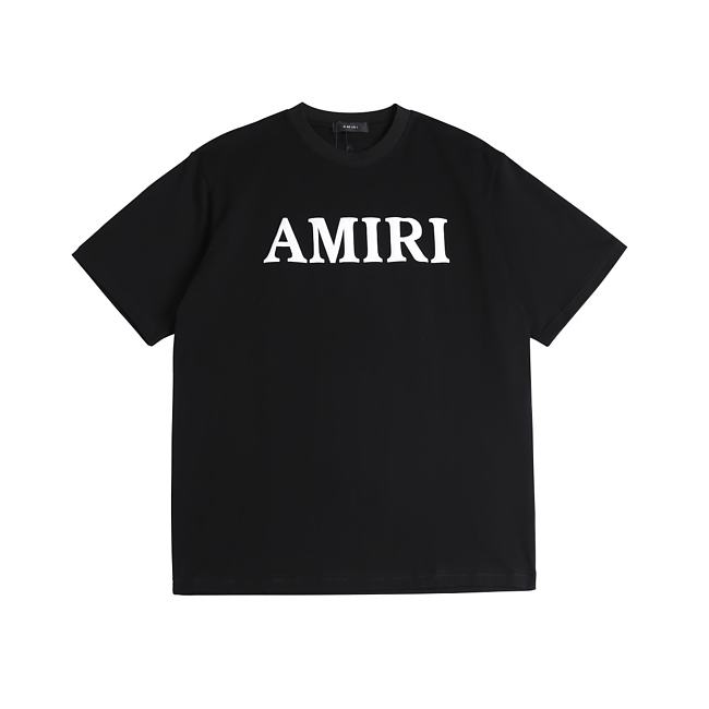 AMIRI Logo Print T-Shirt Black - 1