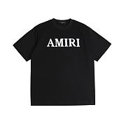 AMIRI Logo Print T-Shirt Black - 1