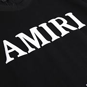 AMIRI Logo Print T-Shirt Black - 4