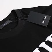 AMIRI Logo Print T-Shirt Black - 5