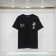 AMIRI x Wes Lang Checker Skull T-Shirt Black - 1