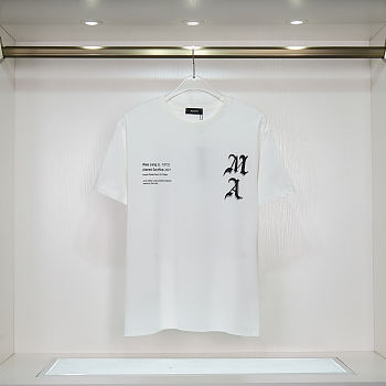AMIRI x Wes Lang Checker Skull T-Shirt White