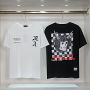 AMIRI x Wes Lang Checker Skull T-Shirt White - 2