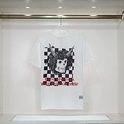 AMIRI x Wes Lang Checker Skull T-Shirt White - 3
