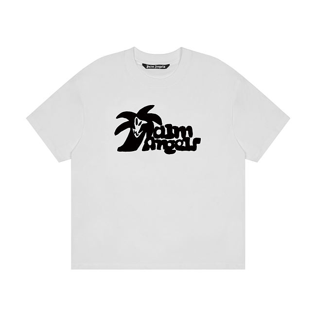 HUNTER CLASSIC T-SHIRT Palm Angels white color - 1