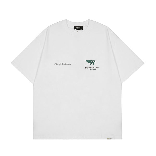 REPRESENT 22SS TEAM SPIRIT T-SHIRT White Color - 1