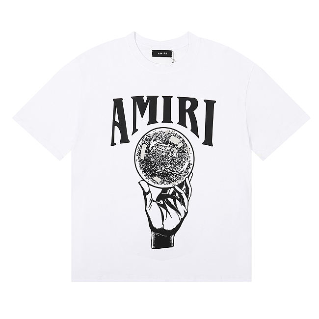 Amiri Crystal Ball T-shirt White - 1