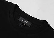 Amiri T-shirt Front logo print Back airbrushed graphics black color - 5