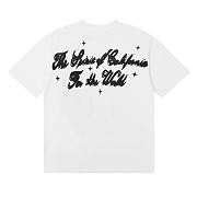 Amiri T-shirt Front logo print Back airbrushed graphics white color - 4