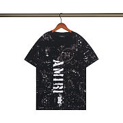 Amiri Los Angeles Black Crewneck T-Shirt - 1