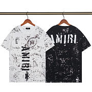 Amiri Los Angeles Black Crewneck T-Shirt - 6