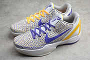 Nike Zoom Kobe VI 3D Lakers 429659-105 - 2