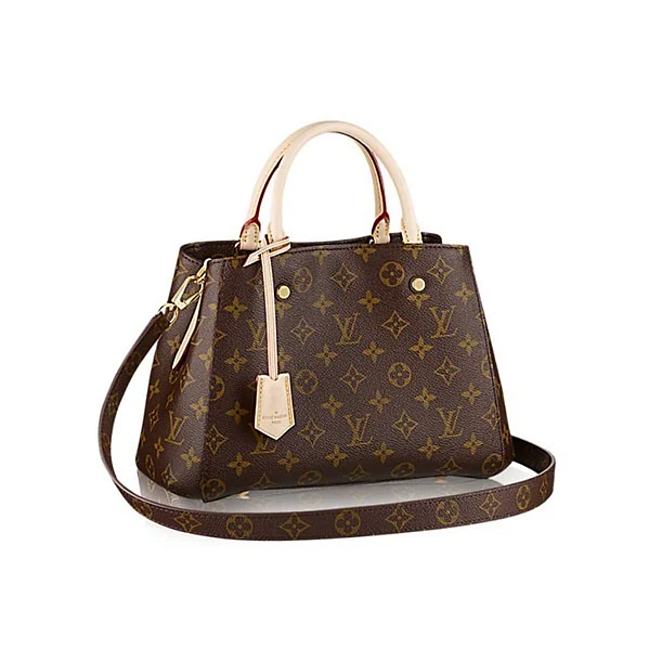 Louis Vuitton M41055 Montaigne BB Tote Bag Monogram Canvas 29cm - 1